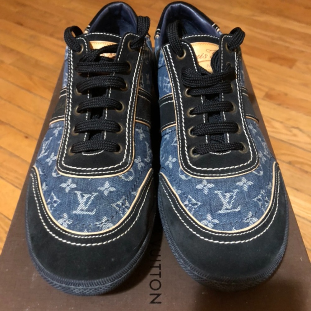 Louis Vuitton denim sneakers